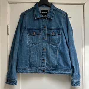 WHO WHAT WEAR Oversized Denim Jacket